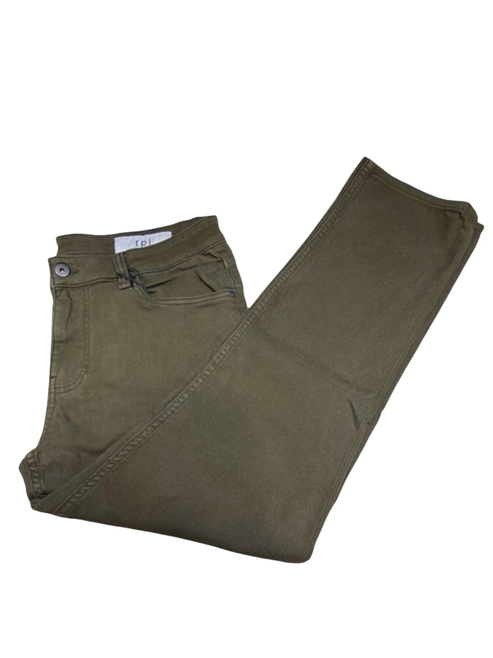The Perfect Jeans NYC | Slim-Fit Denkhaki™ Jeans/Khakis | Olive | 34/30 NWT - Picture 3 of 14